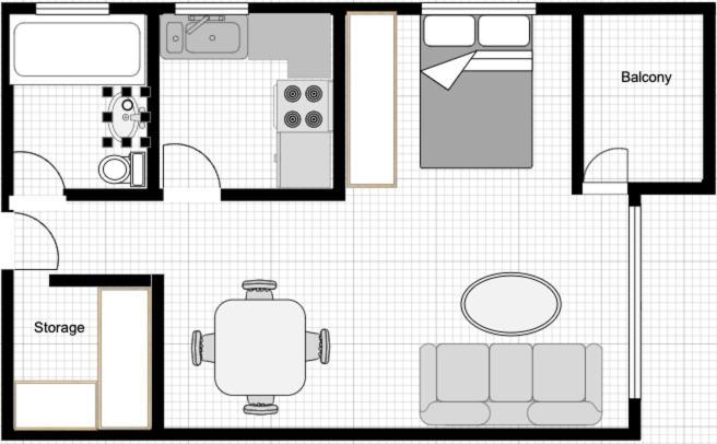 Studio Apartment Sea View